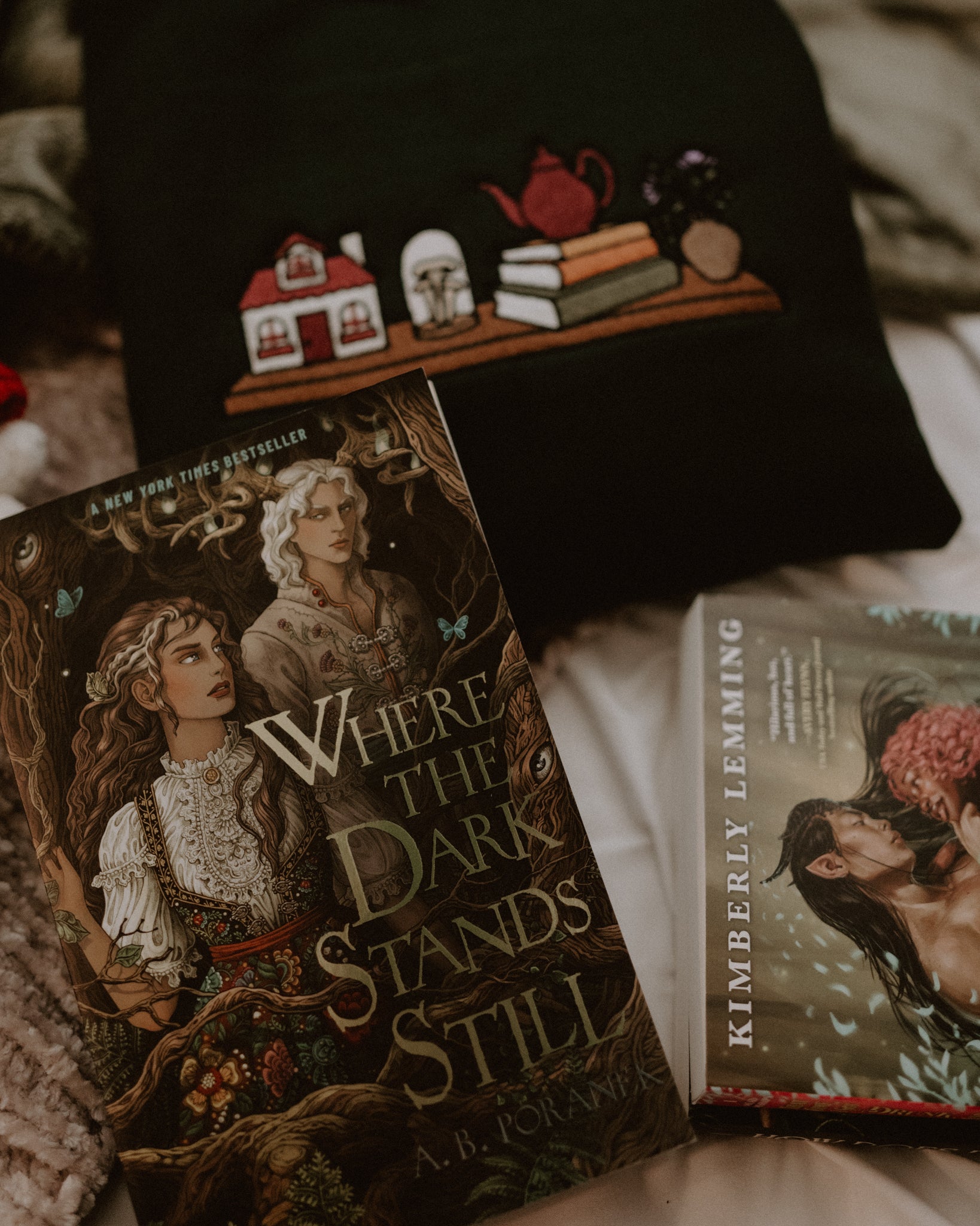 Cottagecore Bookshelf Crewneck