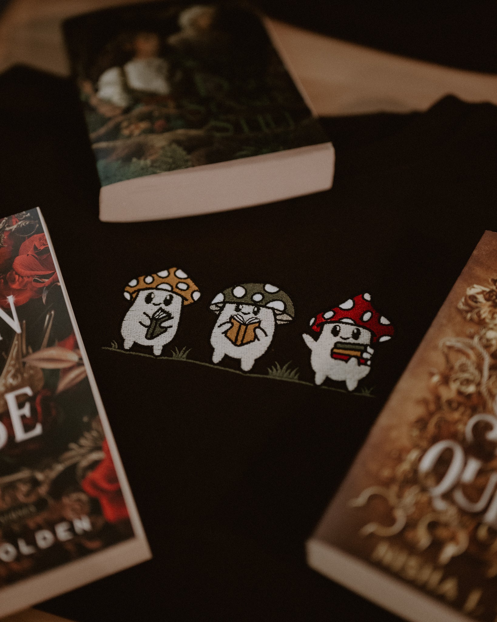 Little Reading Mushies Crewneck