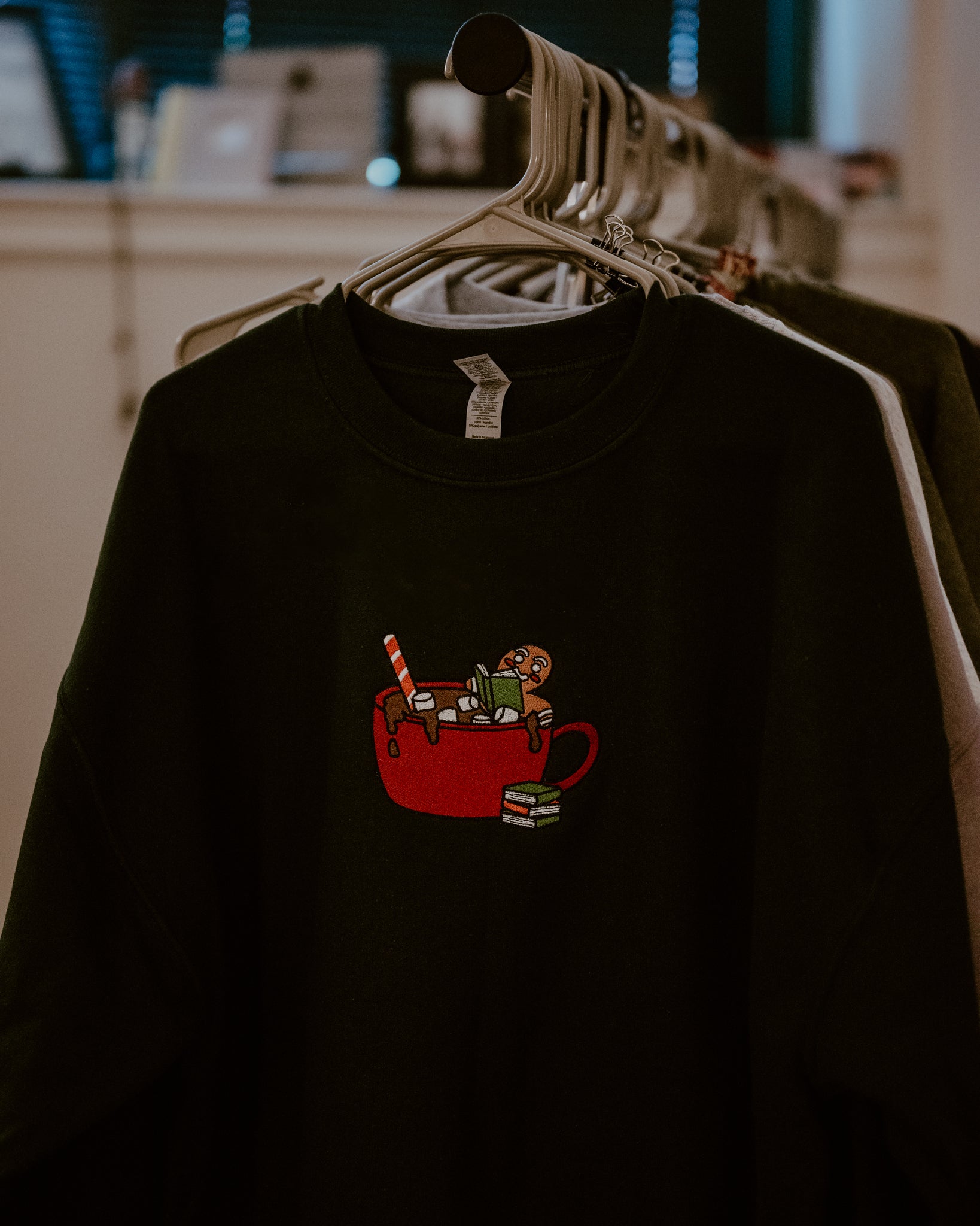 Gingerbread Man in Hot Cocoa Crewneck