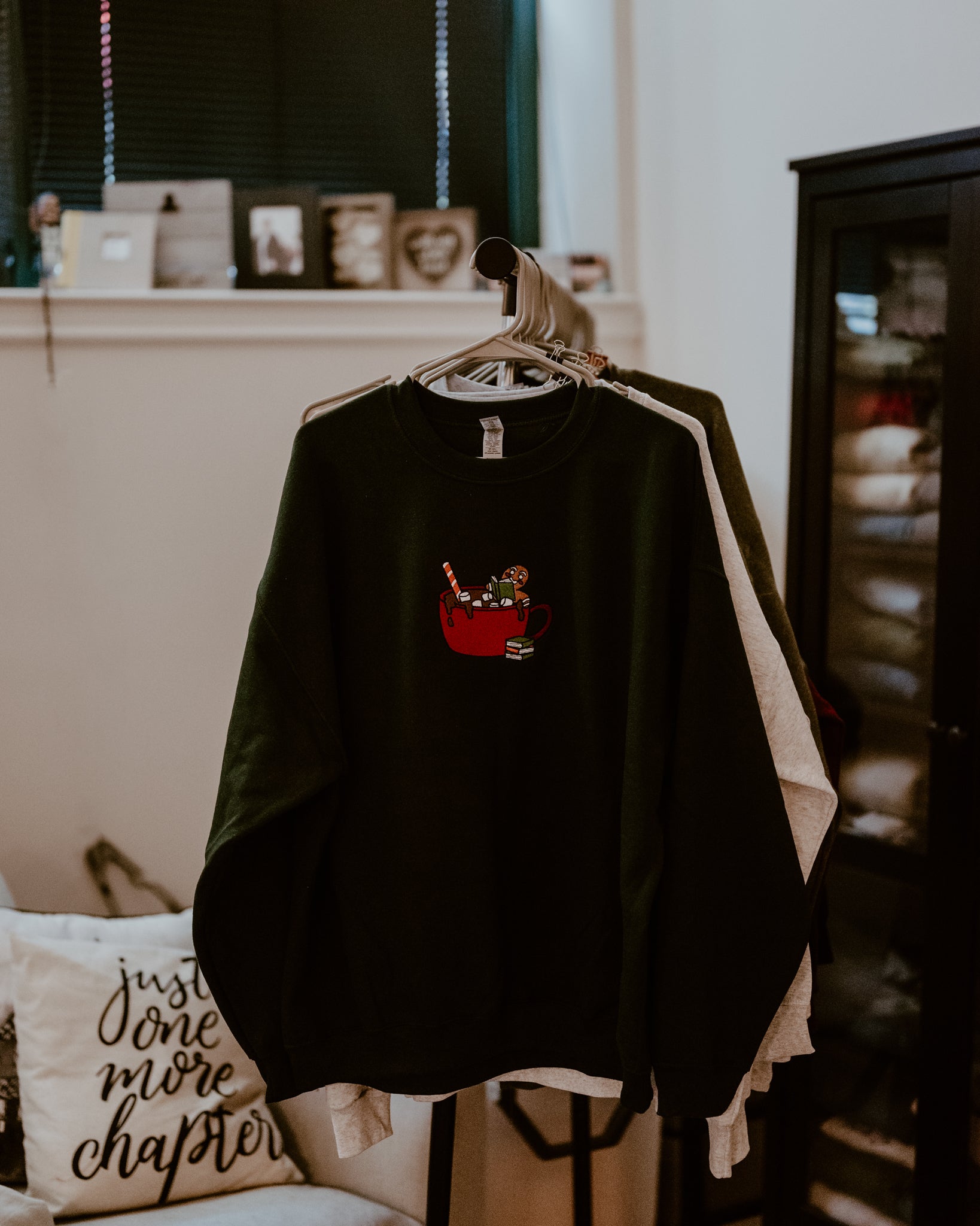 Gingerbread Man in Hot Cocoa Crewneck