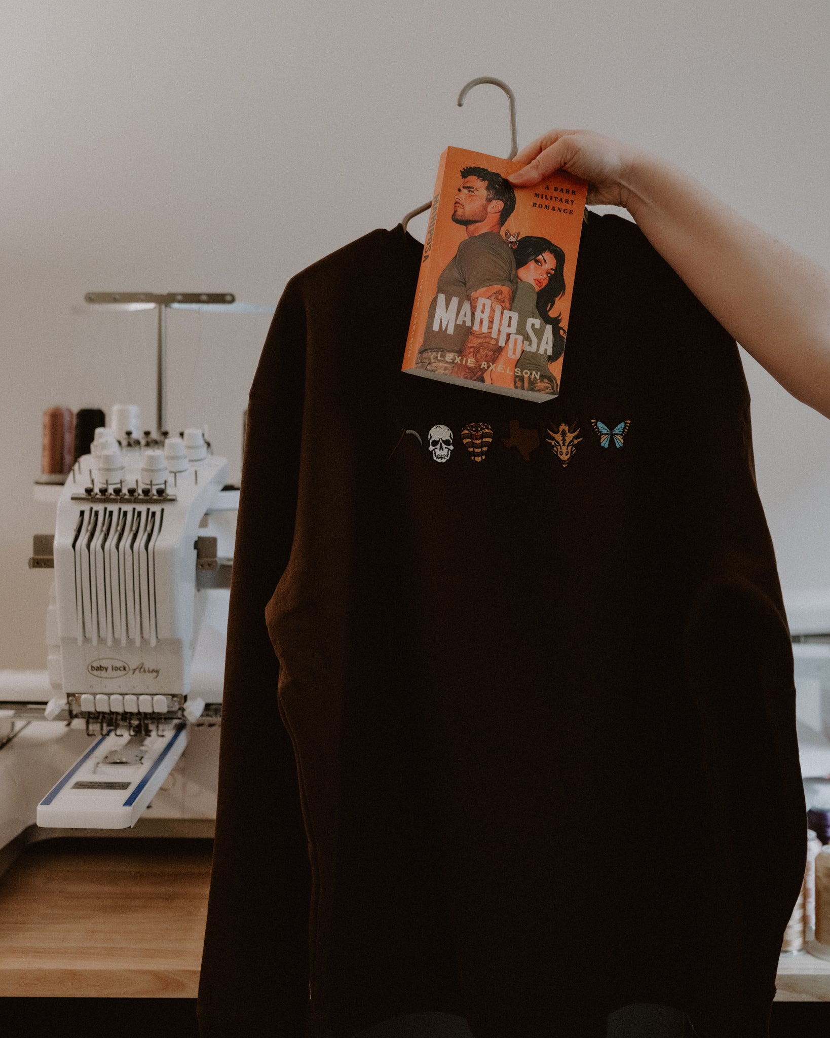 PRE-ORDER: Mariposa Embroidered Crewneck