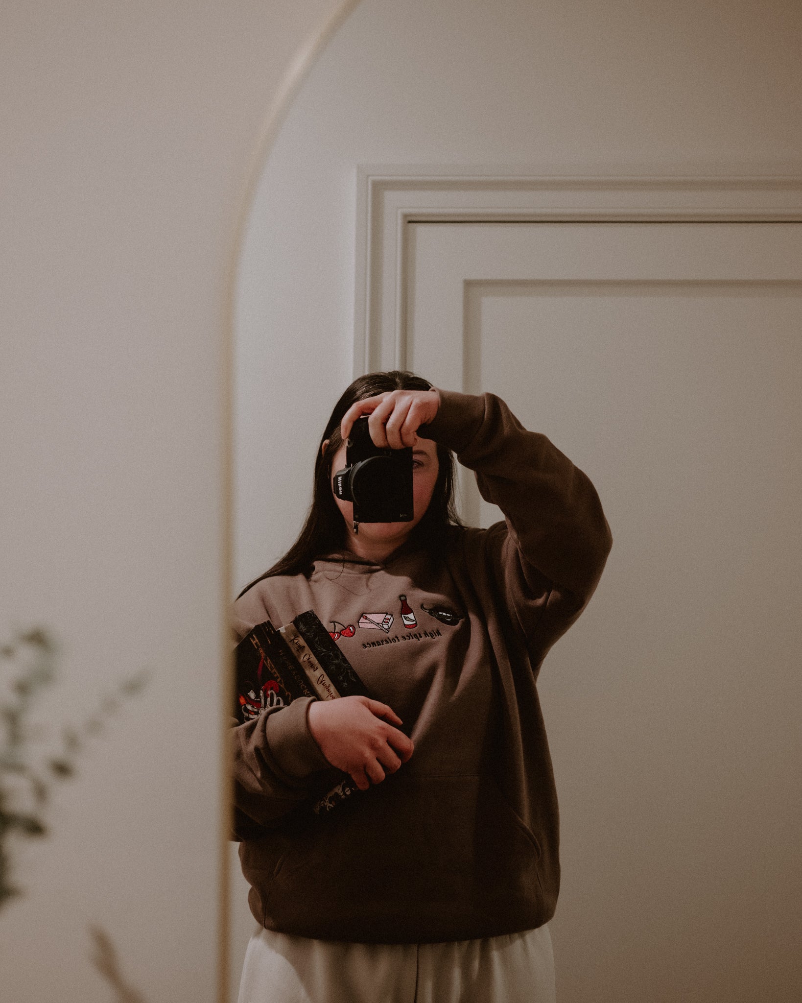 High Spice Tolerance Embroidered Crewneck